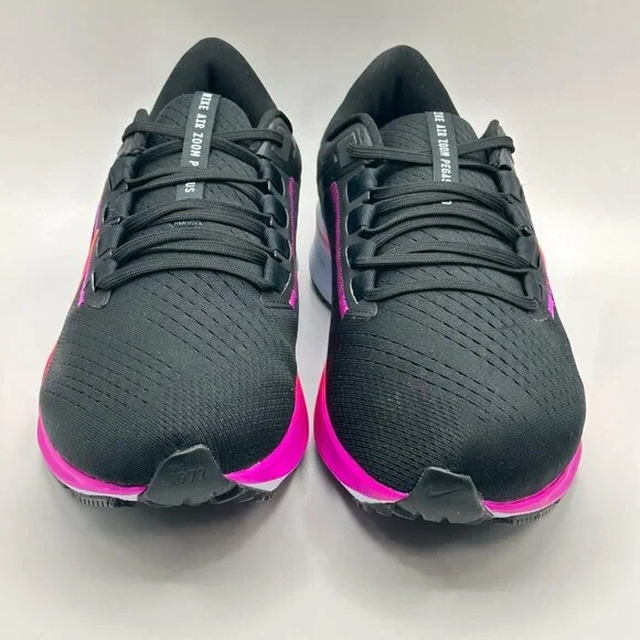 Men's Nike Air Zoom Pegasus 38  Black Hyper Violet CW7356-011 Size 12 - Picture 3 of 12